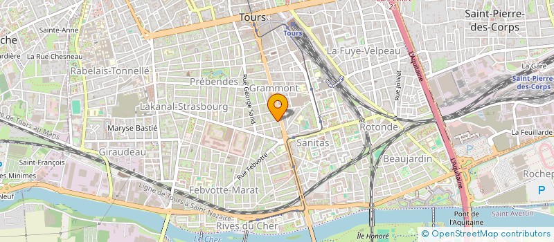 localisation de l'entreprise SEB EL  TOURS