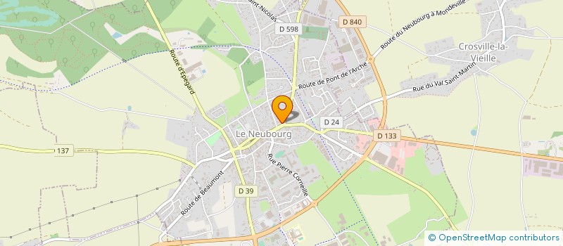 localisation de l'entreprise SEB ET SAND  LE NEUBOURG