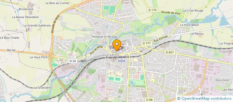 localisation de l'entreprise SEB ET STEPH  VITRE