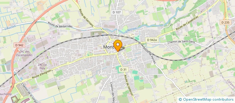 localisation de l'entreprise SEB IMMO à MONTEUX