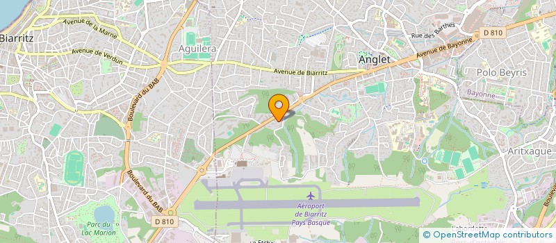 localisation de l'entreprise SEB IMMO SUD OUEST  ANGLET