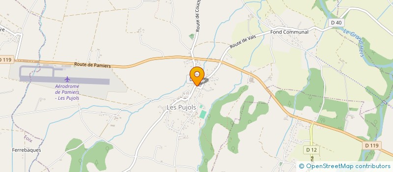 localisation de l'entreprise SEB PARACHUTISME TANDEM à LES PUJOLS