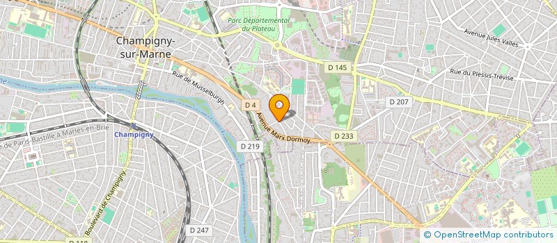localisation de l'entreprise SEB PATRIMOINE à CHAMPIGNY-SUR-MARNE