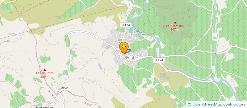 localisation de l'entreprise SEB PLOMBERIE CLIMATISATION  FONTES