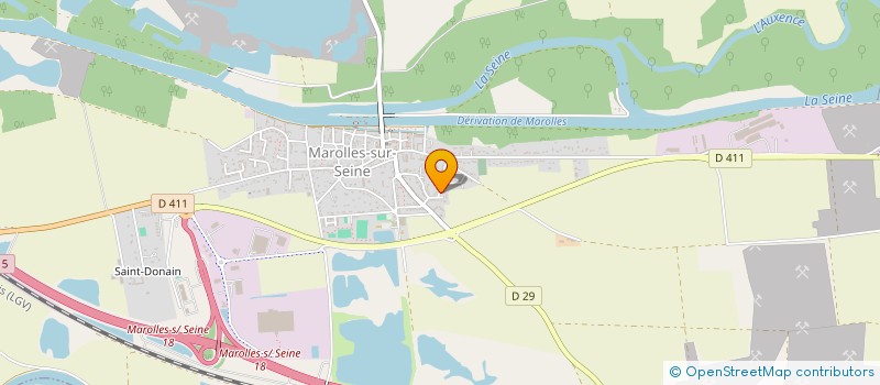 localisation de l'entreprise SEB-R TAXI 77  MAROLLES-SUR-SEINE