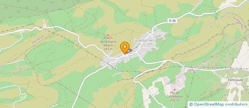 localisation de l'entreprise SEB SERVICES  CAZEDARNES