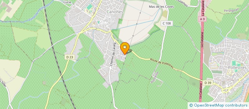 localisation de l'entreprise SEB SERVICES à CANOHES