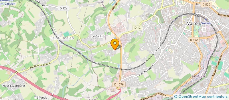 localisation de l'entreprise SEB SERVICES AUTO à VOIRON