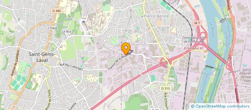 localisation de l'entreprise SEBA 2  SAINT-GENIS-LAVAL