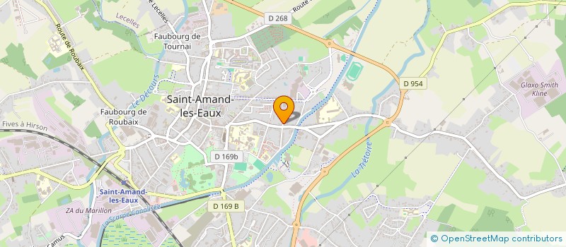 localisation de l'entreprise SEBA  SAINT-AMAND-LES-EAUX