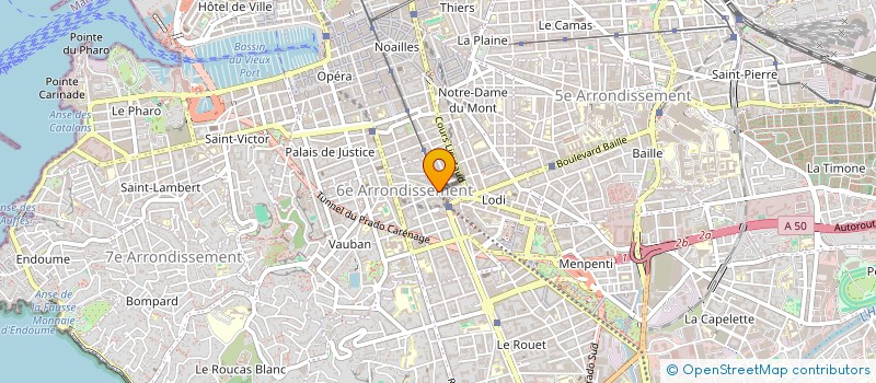localisation de l'entreprise SEBA à MARSEILLE
