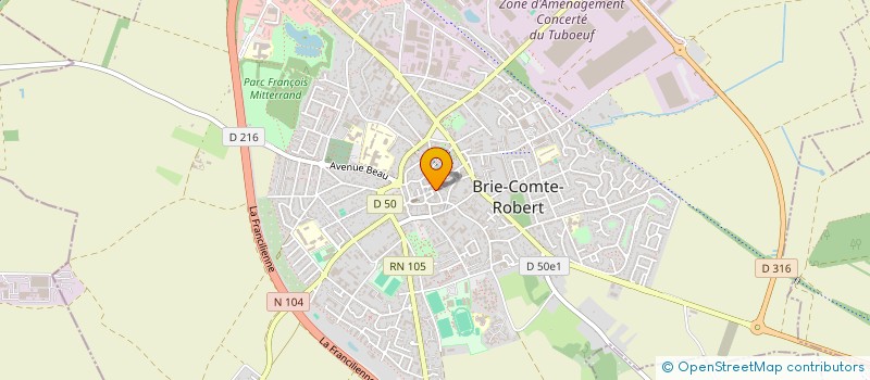 localisation de l'entreprise SEBA à BRIE-COMTE-ROBERT