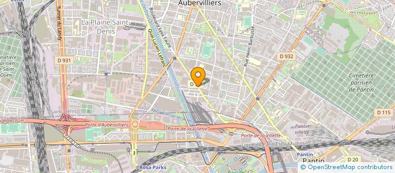 localisation de l'entreprise SEBA EXPRESS à AUBERVILLIERS