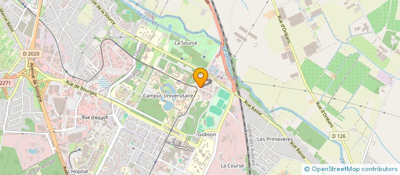 localisation de l'entreprise SEBA INGENIERIE à ORLEANS