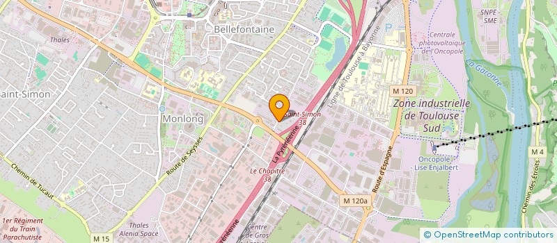 localisation de l'entreprise SEBA SUD OUEST à TOULOUSE