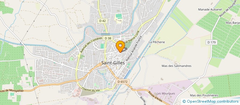 localisation de l'entreprise SEBAA  SAINT-GILLES