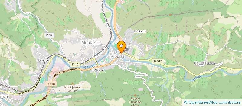 localisation de l'entreprise SEBADEL  COUIZA