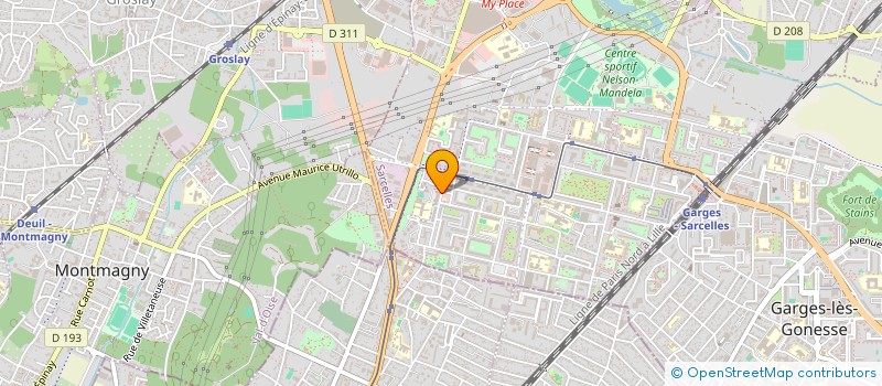 localisation de l'entreprise SEBAHI SERVICES  SARCELLES