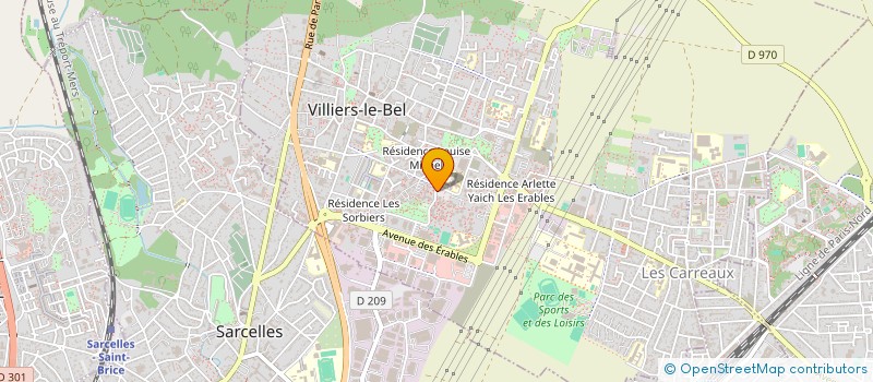 localisation de l'entreprise SEBAIHI VET  VILLIERS-LE-BEL