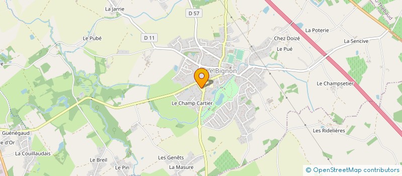 localisation de l'entreprise SEBALBO  LA PLANCHE