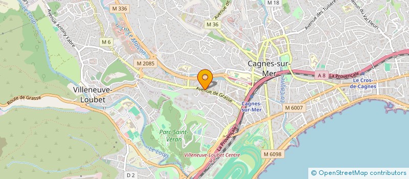 localisation de l'entreprise SEBALEC à CAGNES-SUR-MER