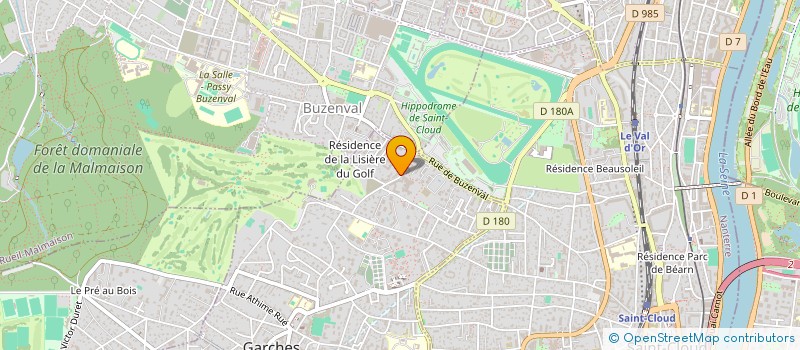 localisation de l'entreprise SEBALEX à GARCHES