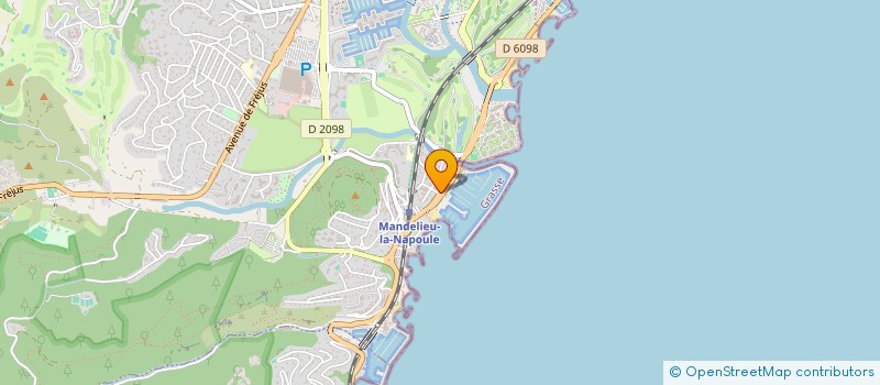 localisation de l'entreprise SEBALEX à MANDELIEU-LA-NAPOULE