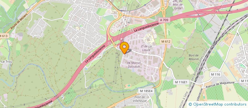 localisation de l'entreprise SEBALEX  SAINT-JEAN-DE-VEDAS