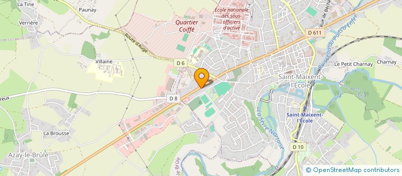 localisation de l'entreprise SEBALEX  SAINT-MAIXENT-L'ECOLE