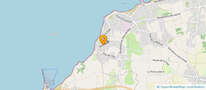 localisation de l'entreprise SEBALIE à LA PLAINE-SUR-MER