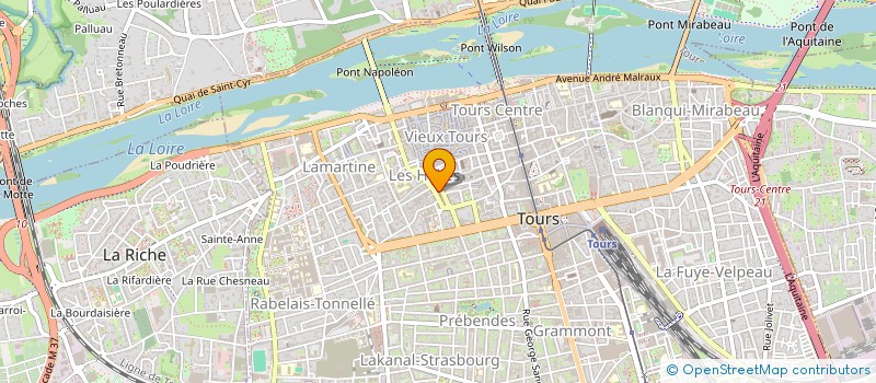 localisation de l'entreprise SEBALINE  TOURS