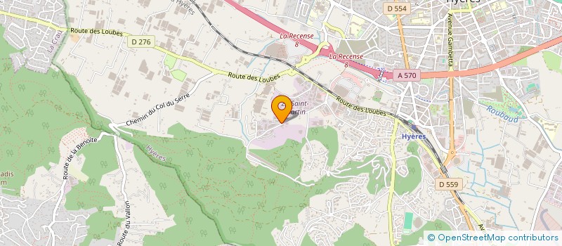 localisation de l'entreprise SEBALVIA à HYERES