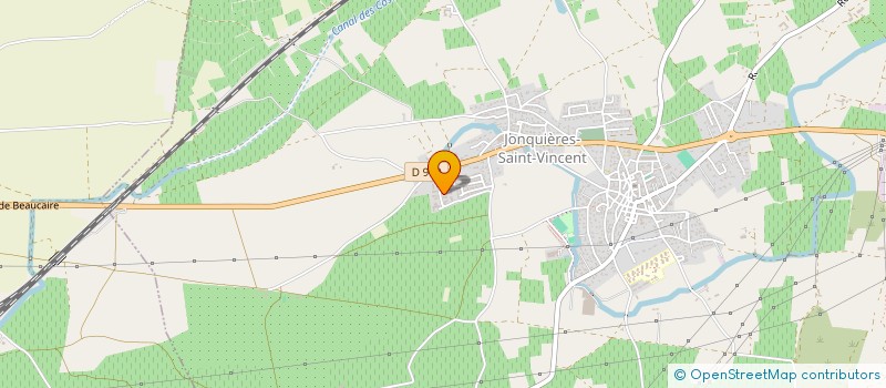 localisation de l'entreprise SEBAM  JONQUIERES-SAINT-VINCENT