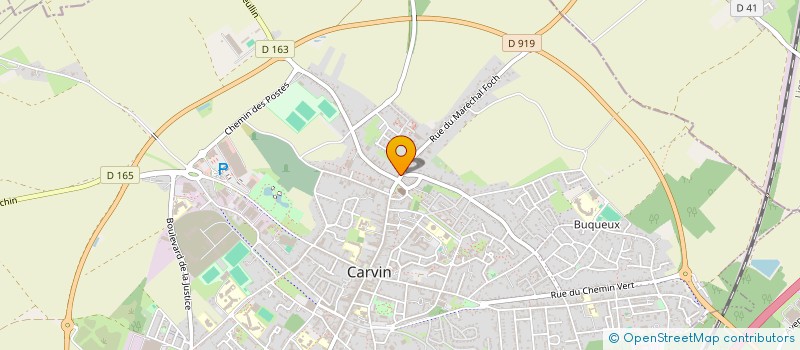 localisation de l'entreprise SEBAM  CARVIN