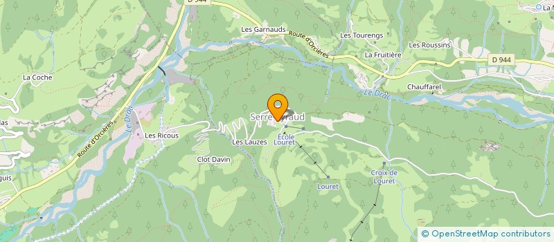localisation de l'entreprise SEBAMARLOU à ORCIERES