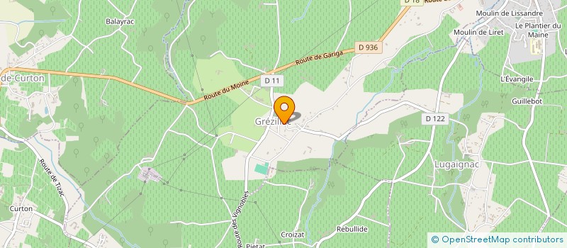 localisation de l'entreprise SEBAN & AUDY INGENIERIE INFORMATIQUE  GREZILLAC