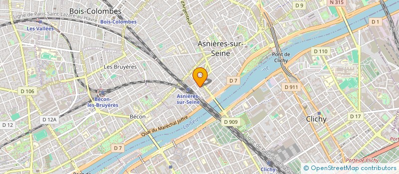 localisation de l'entreprise SEBAN LMJ à ASNIERES-SUR-SEINE