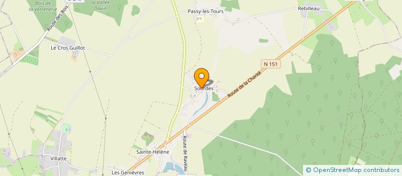 localisation de l'entreprise SEBANA à VARENNES-LES-NARCY