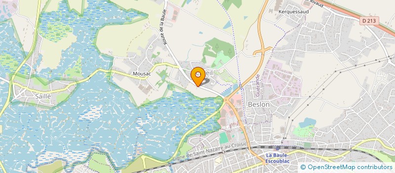 localisation de l'entreprise SEBANA  GUERANDE