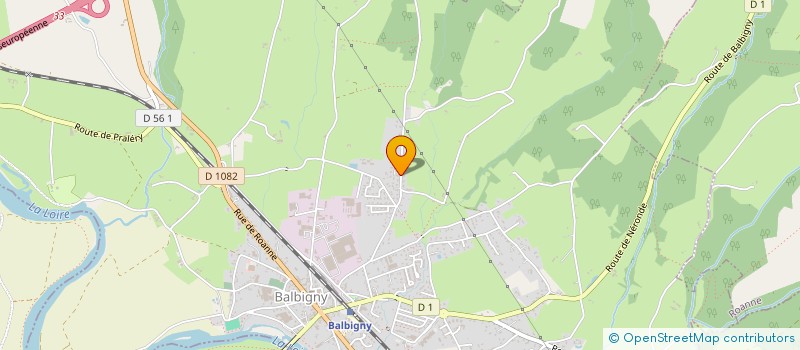 localisation de l'entreprise SEBANGE  BALBIGNY