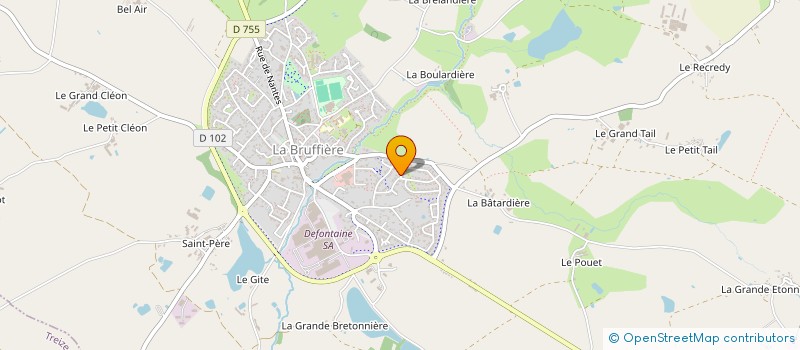 localisation de l'entreprise SEBAO  TREIZE-SEPTIERS