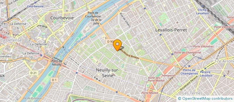 localisation de l'entreprise SEBAOUN CHEZY II à NEUILLY-SUR-SEINE