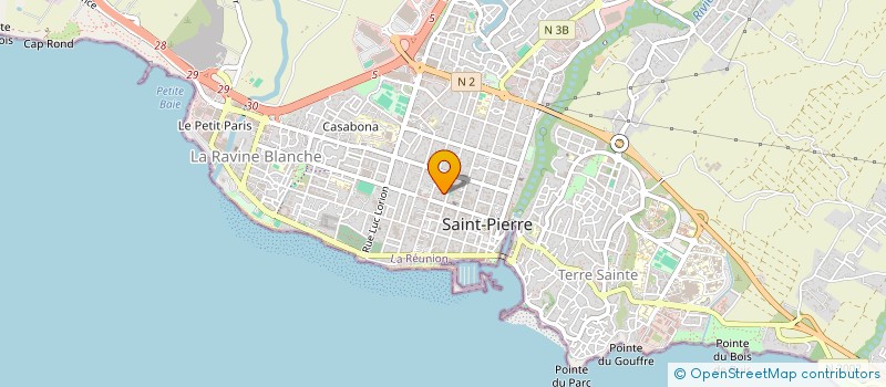 localisation de l'entreprise SEBARAH  SAINT-PIERRE