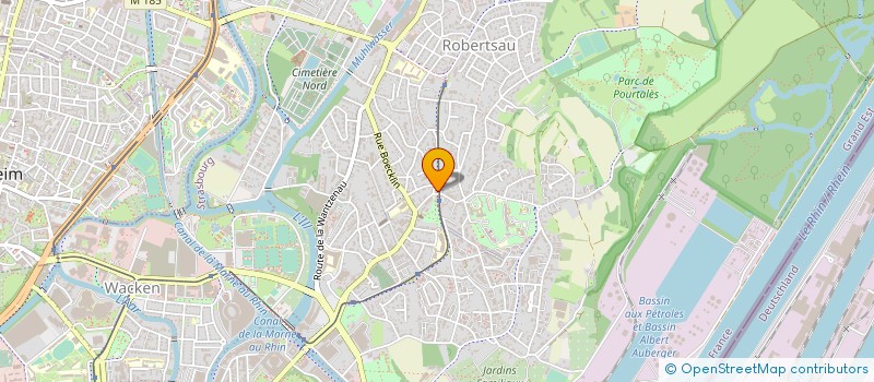 localisation de l'entreprise SEBARI à STRASBOURG