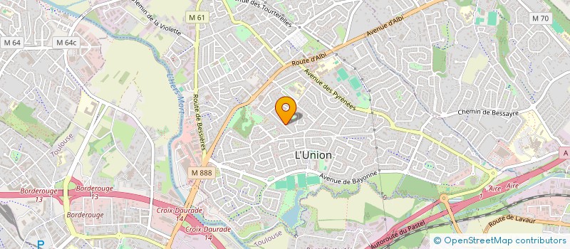 localisation de l'entreprise SEBARIANNE à L'UNION