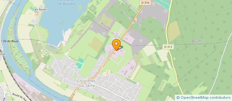 localisation de l'entreprise SEBASAUTO 27 à COURCELLES-SUR-SEINE