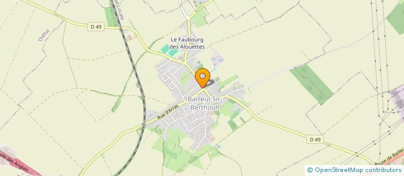 localisation de l'entreprise SEBASNICO  BAILLEUL-SIR-BERTHOULT