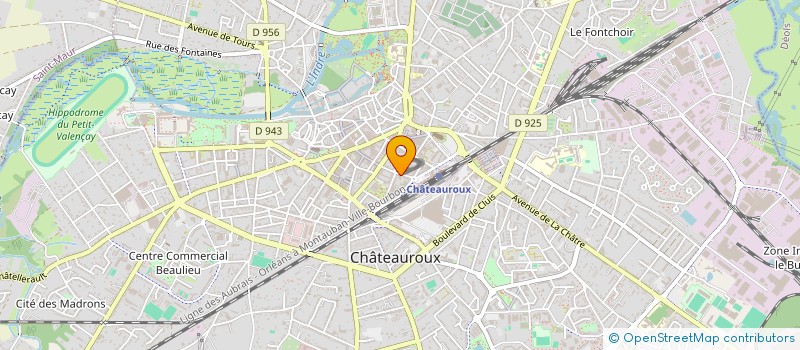 localisation de l'entreprise SEBASTELLE à CHATEAUROUX