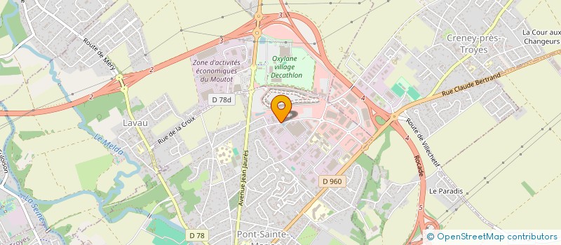 localisation de l'entreprise SEBASTIAIRE PRESTA SERVICE VITICOLE  PONT-SAINTE-MARIE