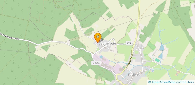 localisation de l'entreprise SEBASTIEN ANTOINE TRAVAUX PUBLICS  SAULXEROTTE